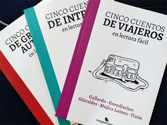 foto con las tres portadas de los libros juntas